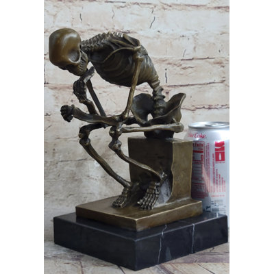 Grande figurine de garde squelette Jatoi
