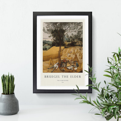 The Harvesters by Pieter Bruegel the Elder - Picture Frame Painting