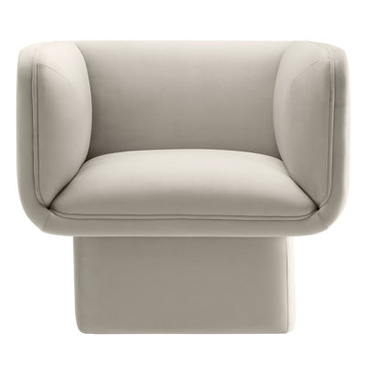Fauteuil d'appoint en velours Tate Performance