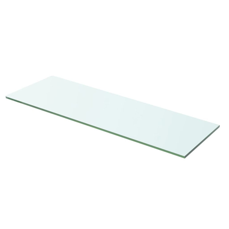 Zaynab 2 Piece Glass Floating Shelf, 0.8cm H x 60cm W x 15cm D
