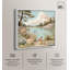Impression sur toile Lakeside Bunny Haven par Art Remedy, cadre blanc, 40 x 40-1128749500-1128749440