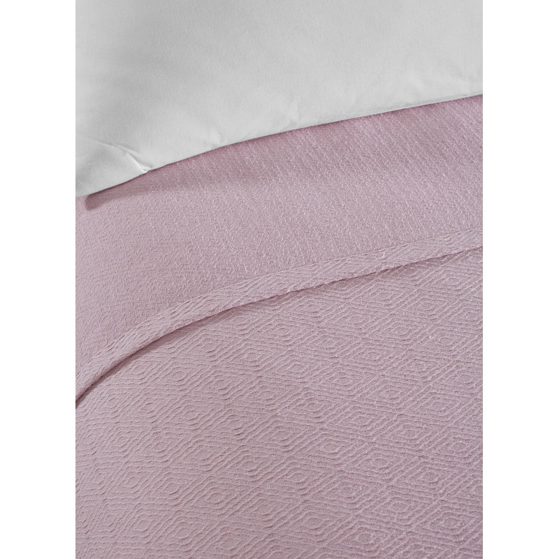 No Pattern Duvet Cover Set with Pillowcases, EU Double, Pink