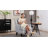 Upholstered Accent Chair With Solid Wood Frame And Turned Legs-1908288451