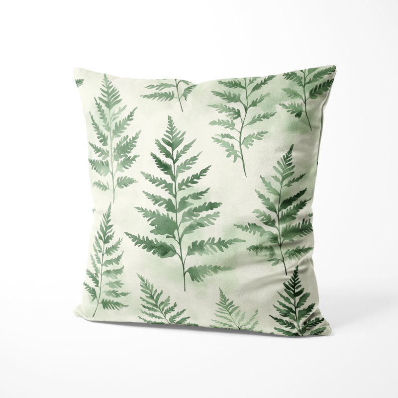 Coussin Floral, H 16 po x l 16 po