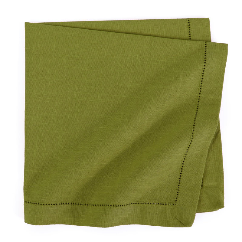  Serviette de table en tissu de 20 pi de 20 po de couleur Pâques vert