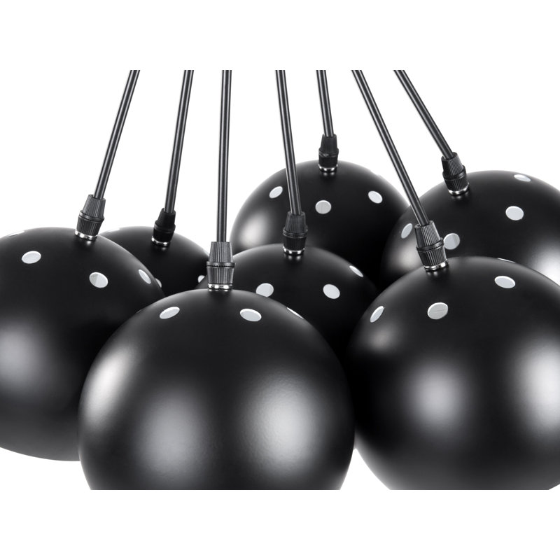 7 - Light Cluster Pendant, Black