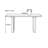 Simple rectangular solid wood mosaic dining table-429068132