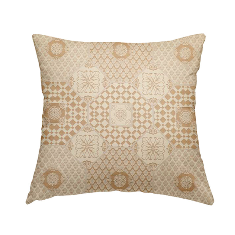 Mooney Patchwork Square Throw Cushion, 55 x 55 cm