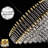Luxury Gold And Black Crystal Light Fixture-417439