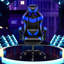Fauteuil PC et de course avec repose-pieds-915734384