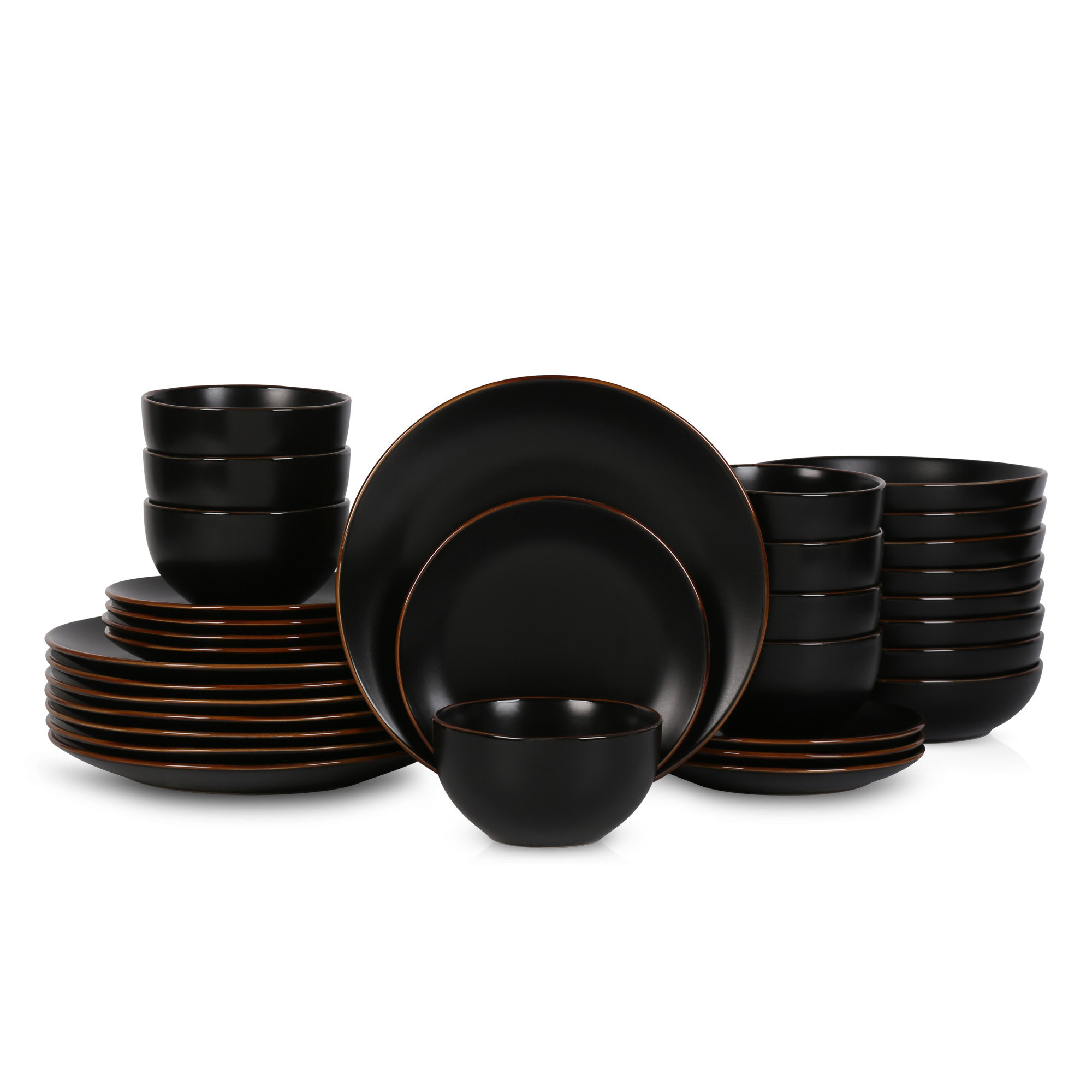 Stone Lain Brasa 32-Piece Dinnerware Set Stoneware & Reviews | Wayfair