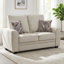 Ensemble de causeuse moderne en tissu et canapé 3 places avec coussins Modern Tech-124342188