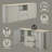 Ingram Ceramic Top & Light Gray Finish Server