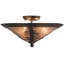 Kensley Glass Semi Flush Mount