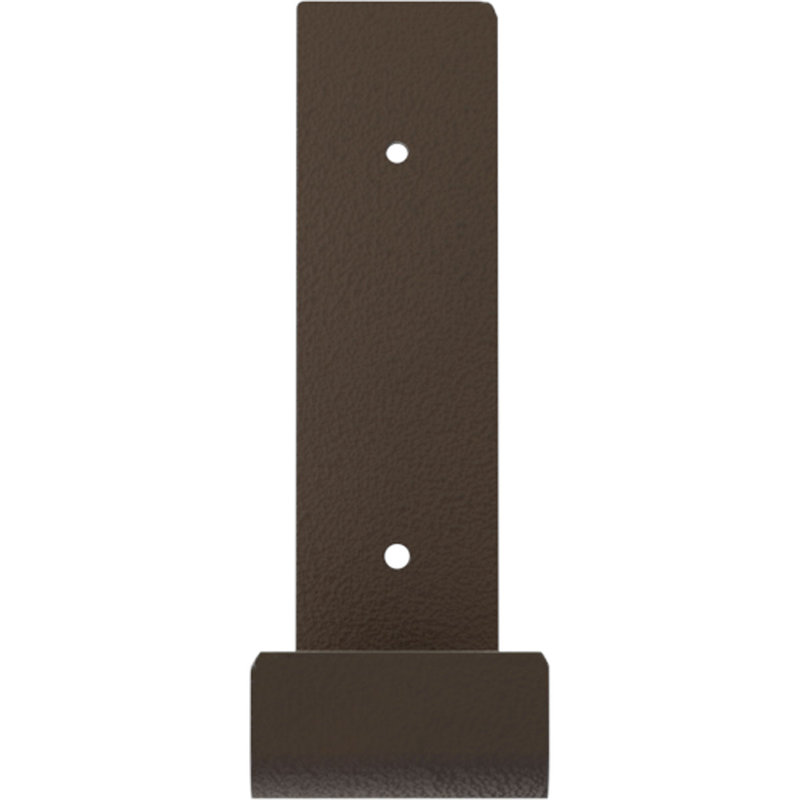 2"W x 12"D x 7"H Steel Hanging Shelf Bracket, Hammered Brown, Hammered Brown, 7" H x 2" W x 12" D