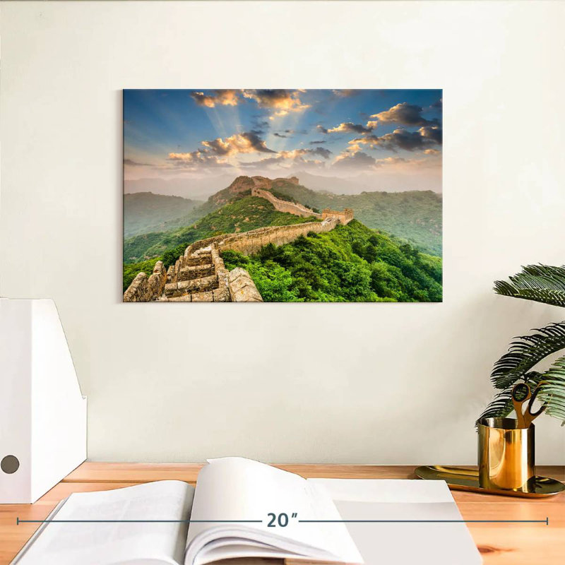 Ravi, la grande muraille de Chine, H 8 po x l 12 po