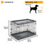 Pet Crate with 3 Doors-88709302