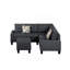 Canapé modulaire 6 pièces rembourré-608781460