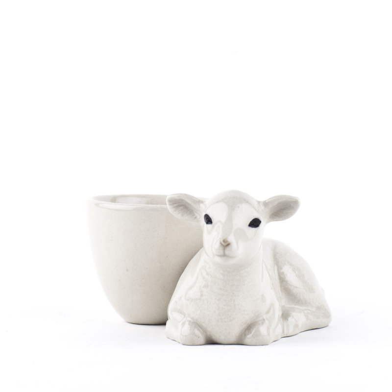 Egg Cup - With - Sheep - Lamb