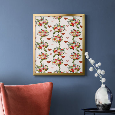 Darling Valentine Collection E Premium Framed Canvas - Ready to Hang