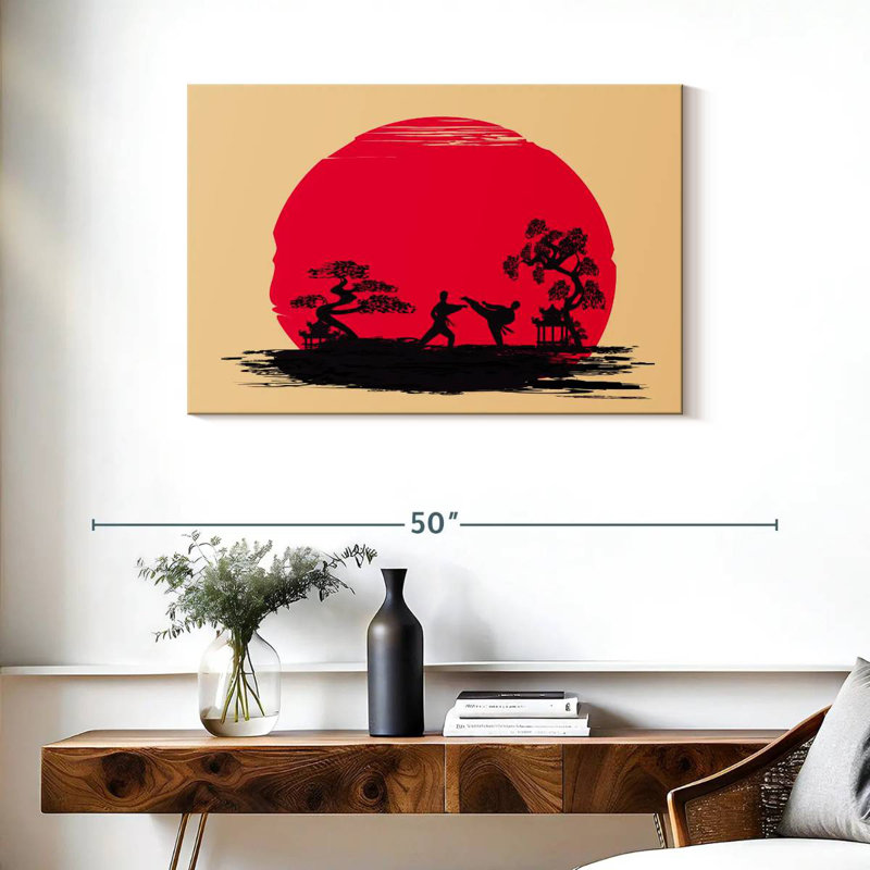 Coucher de soleil karaté