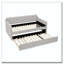 Lit de jour simple avec lit gigogne escamotable et charge USB