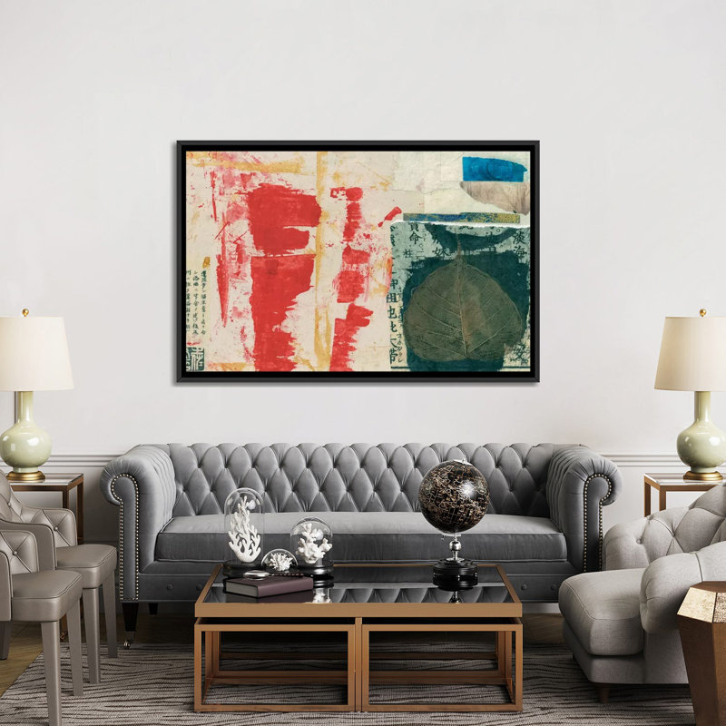 «Modern Collage I» par Elena Ray - Estampe numérique sur toile tendue avec châssis, H 18 po x l 26 po x P 1,5 po