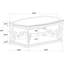 Table basse Bianca Merlot