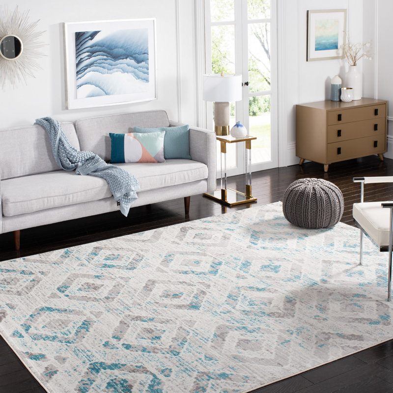 Cohan Performance Geometric Rug, Square 8'