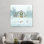 «White Winter Wonderland», reproduction d'art sur toile tendue
