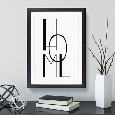 Home - Framed Print