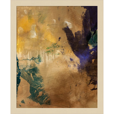 Amber Haze I by Flagler Wood Framed Wall Art Print