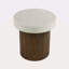 Table d'appoint [plateau antique + cadre naturel]