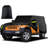Waterproof Car Cover Outdoor Sun Rain Snow Hail Protection With Driver Door Zipper