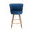 Pedra Swivel Velvet Bar Stools-190124649