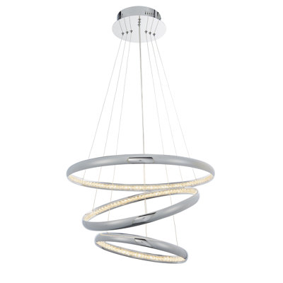 Stigall 3-Light LED Crystal Chandelier