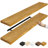 Sorbus Wood Floating Shelves for Wall - Long 24” Solid Wood Wall Shelves for Bathroom Decor, Books, Bedroom & Living Room - Set of 2. Brown-124322103-111103426