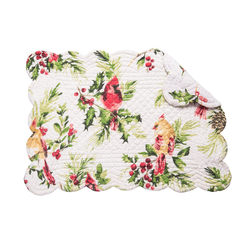 Ruby Cardinal Placemat S/6