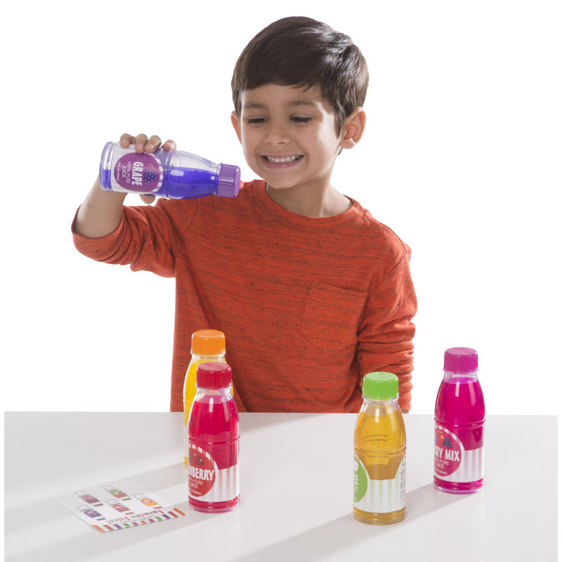 Ensemble de 6 pièces pour jeux de fruits et bouteilles de jus de jouets