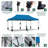10' X 20' Pop Up Canopy Tent, Instant Canopy With Roller Bag & Sand Bags, Outdoor Canopies For Events Blue-121517490