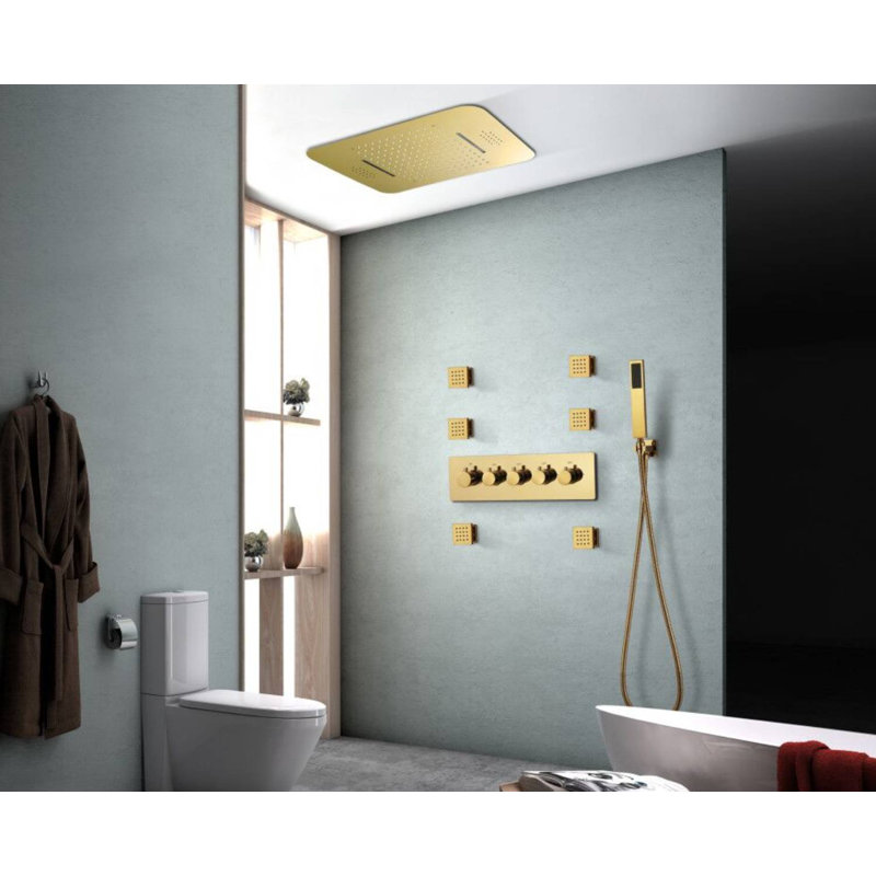 Thermostatic All-In-One Kit with Rough in-Valve