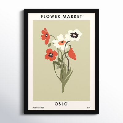 «Flower Market Oslo» par Nktn - impression encadrée