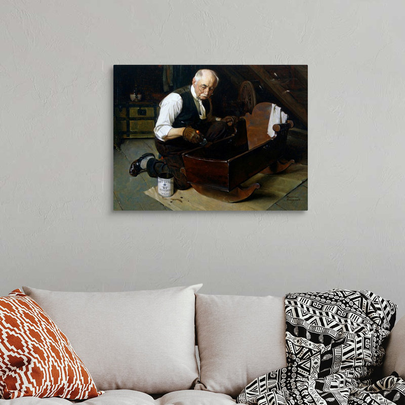 «Grandpa's Gift», art mural sur toile, H 24 po x l 32 po x P 1,25 po, Toile tendue