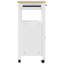 vidaXL Kitchen Trolley MONZA 23.6"x15.7"x34.8" Solid Wood Pine-603507668