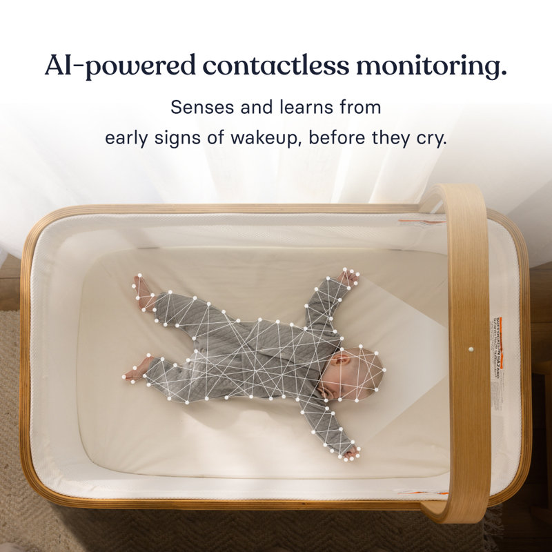 Cradlewise Convertible Smart Bassinet and Crib