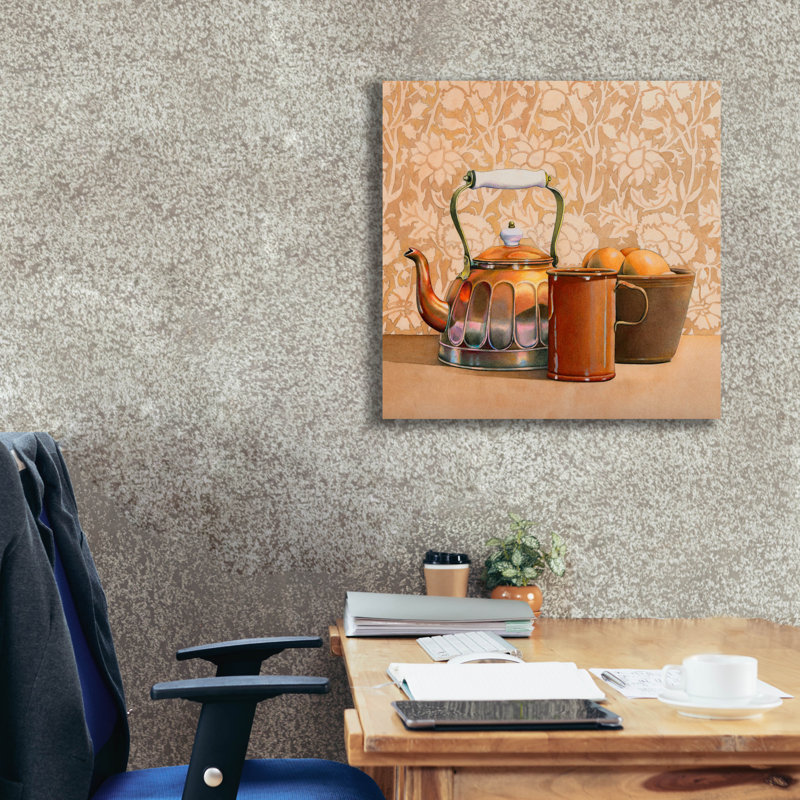  «Copper Kettle» par Marvindale, art mural sur toile, 26 po x 26 po, H 26 po x l 26 po