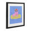 «Summer Pool Float Cat», reproduction encadrée sous verre, conception de Krissy Mast-1438129100-1438129101