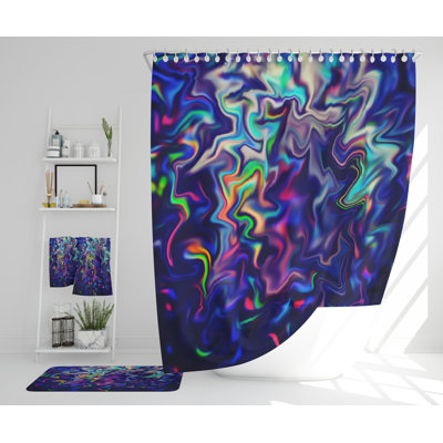 Norocel Polyester Shower Curtain Set