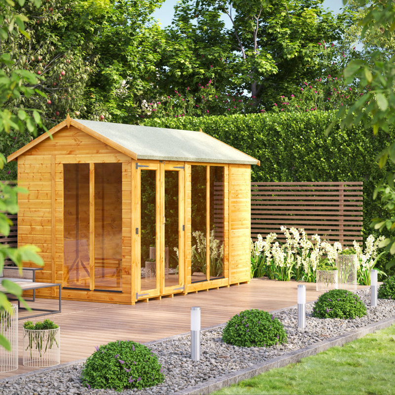 Powersheds 10 x 6ft Timber Tongue & Groove Apex Summerhouse