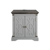 Taejuan End Table and Built-In Outlets